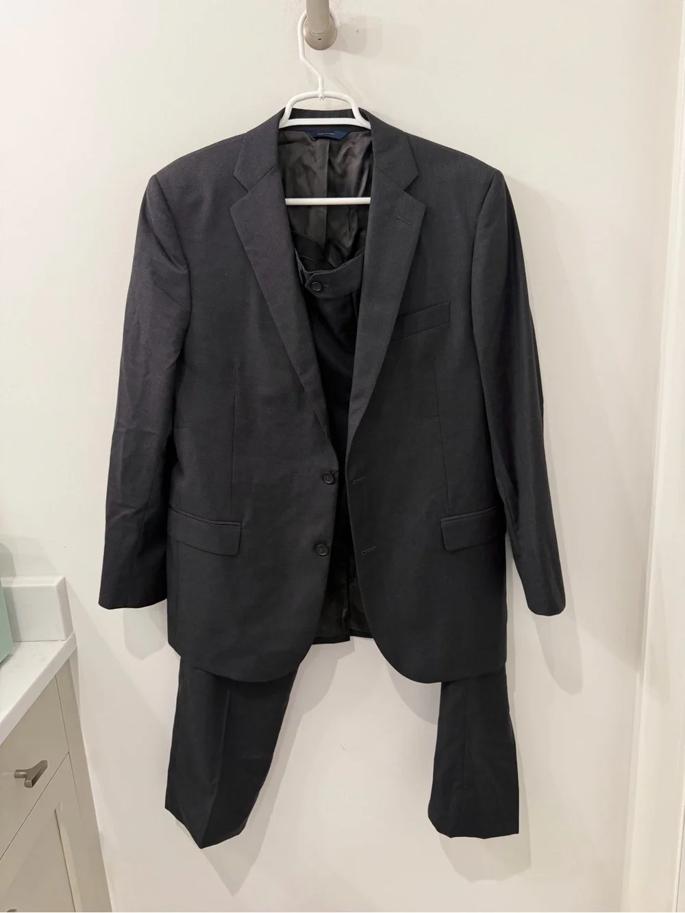 Brooks Brothers Vitale Barberis Canonico 1818 Regent Fit Charcoal Two Piece Suit